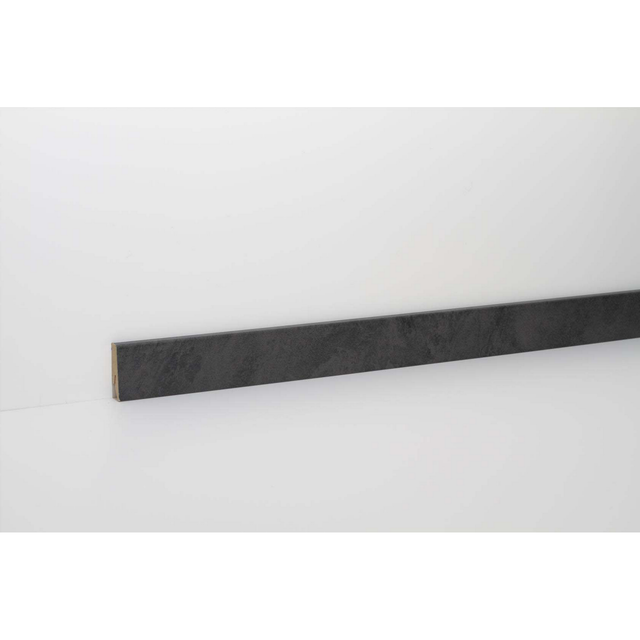 Sockelleiste Neo 2.0 Mystery Black Rock 2400 mm x 58 mm x 19 mm