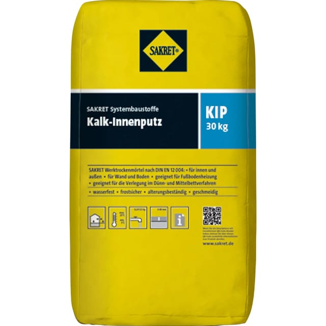 Sakret Kalk-Innenputz KIP 30 kg