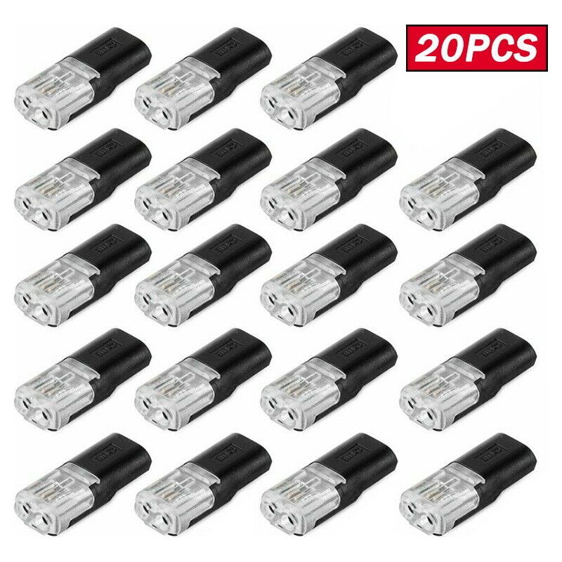 Wasserdichter 2-pin-kabelstecker – 10 Bis 50 Stück – Für Auto-audio-/video-/led-systeme – 18–22 Awg – 300 V – 10 A