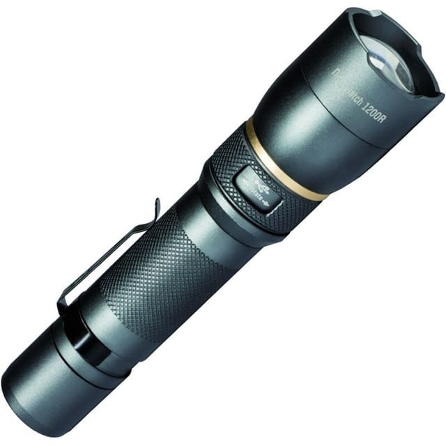 LED's Work Akku-Taschenlampe 1200lm 5000K IPX7 dimm- und zoombar