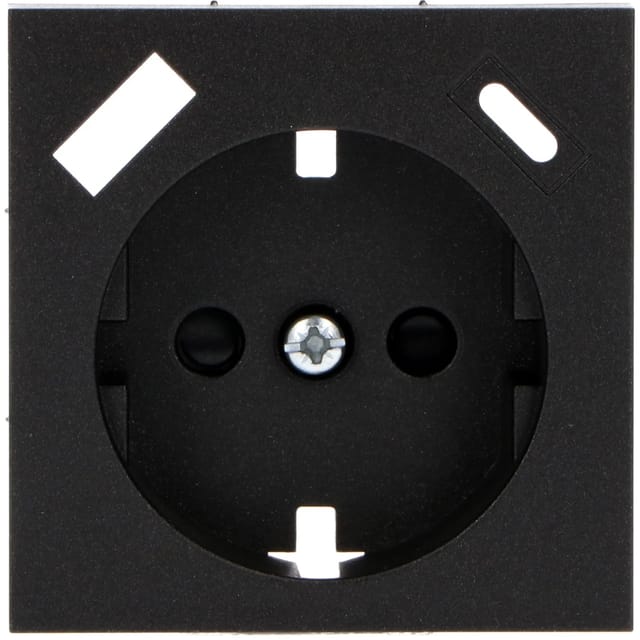 ProCharge Steckdoseneinsatz für ProCharge 1xUSB A + 1xUSB C Schwarz