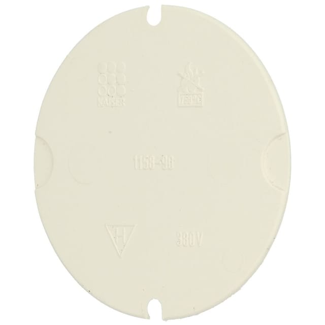 Kaiser Randdeckel 1158-90 Weiß Ø 64 mm