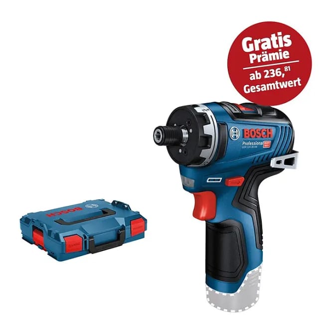 Bosch Professional Akku-Bohrschrauber GSB 12V-35 HX solo in L-Boxx