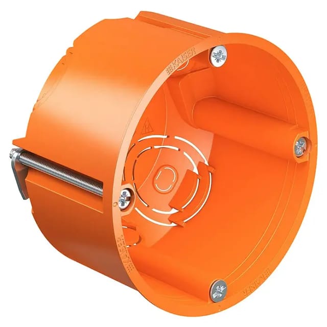 Kaiser Hohlwand-Gerätedose 9063-02 Orange Pack 25 Stück