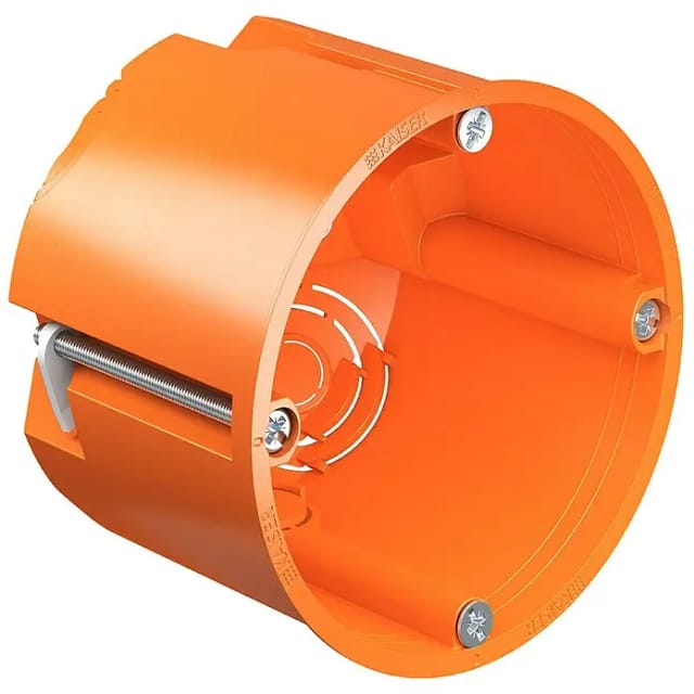 Kaiser Holwanddose 9064-02 Orange Pack 25 Stück