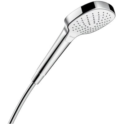 Hansgrohe Handbrause Croma Select E Vario mit 3 Strahlarten Weiß-Chrom