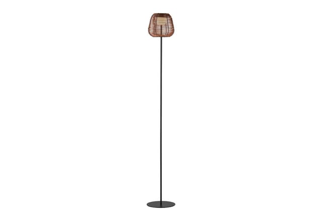 Just Light. LED-Akku-Stehleuchte Askia Schwarz 120 cm x Ø 18 cm