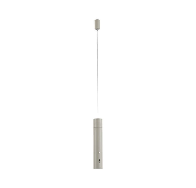Just Light. LED-Akku-Pendelleuchte Attach Greige 120 cm x Ø 16