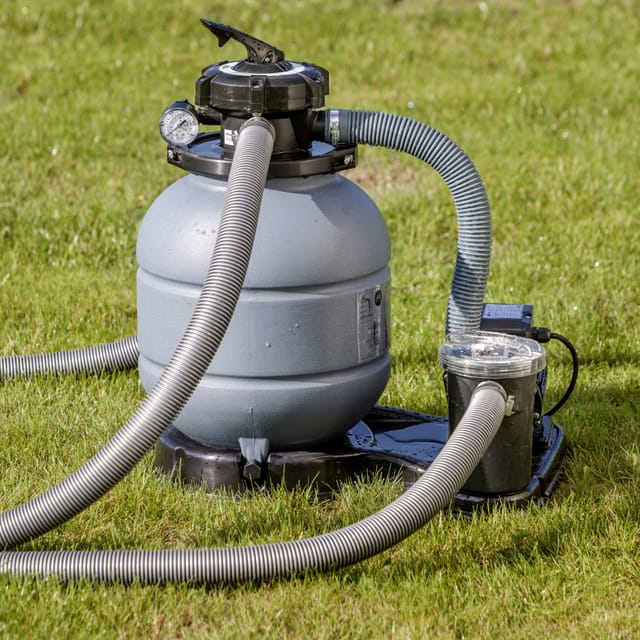 Gre Sandfilteranlage Ø 320 mm mit Vorfilter Blau
