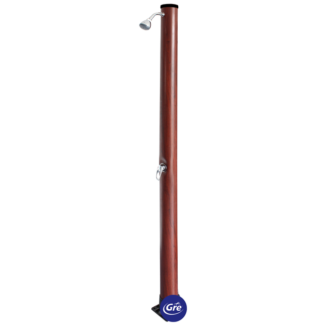 Gre Solardusche Holzoptik aus PVC 20, Holzfarben
