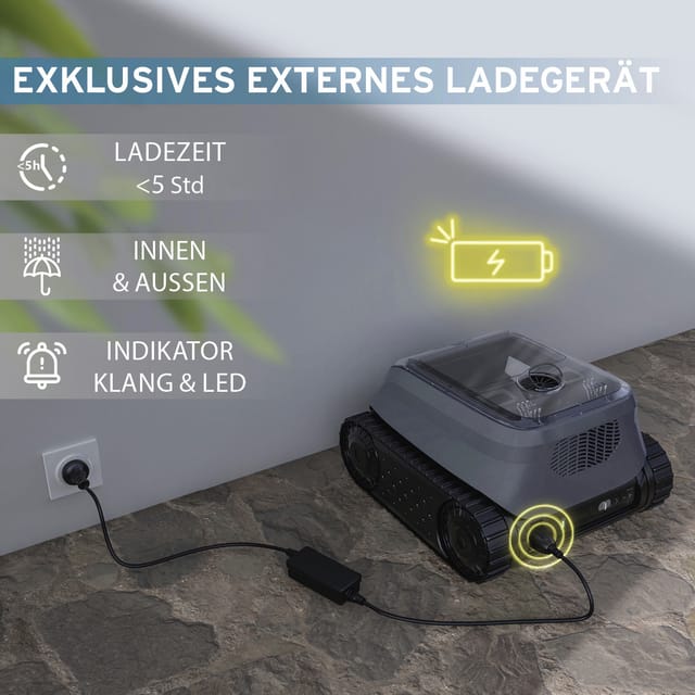 Zodiac Reinigungsroboter OF4220 Iq Filterung 480 cm² Grau