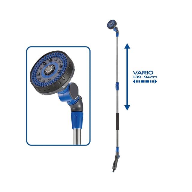 LUX-TOOLS Gießstab 10 Strahlvarianten 94 cm - 139 cm