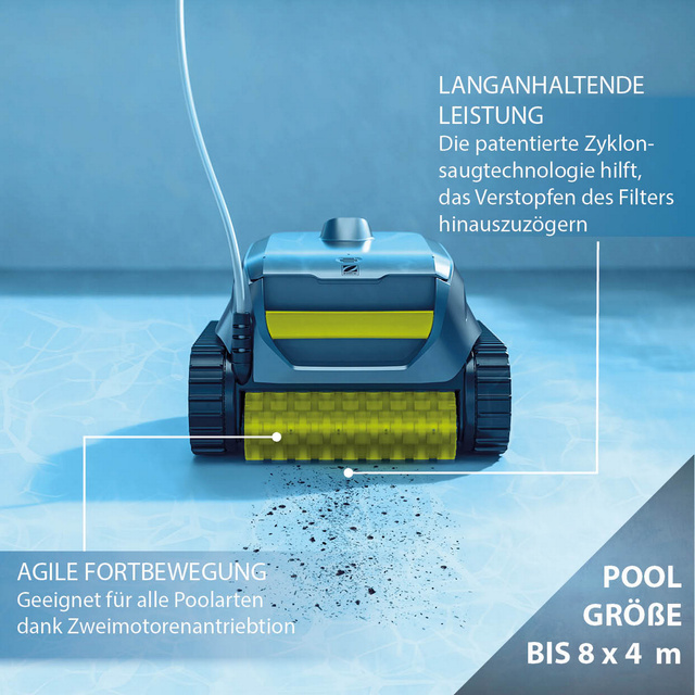 Zodiac Reinigungsroboter Sweepy SWY3520 für Boden-und Wände Grau