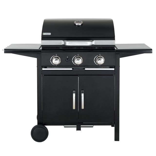 tepro Gasgrill Mayfield 3-Brenner Schwarz