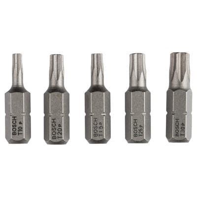 Bosch Schrauberbit Extra Hard Multipack T10-30 25 mm 5-tlg.