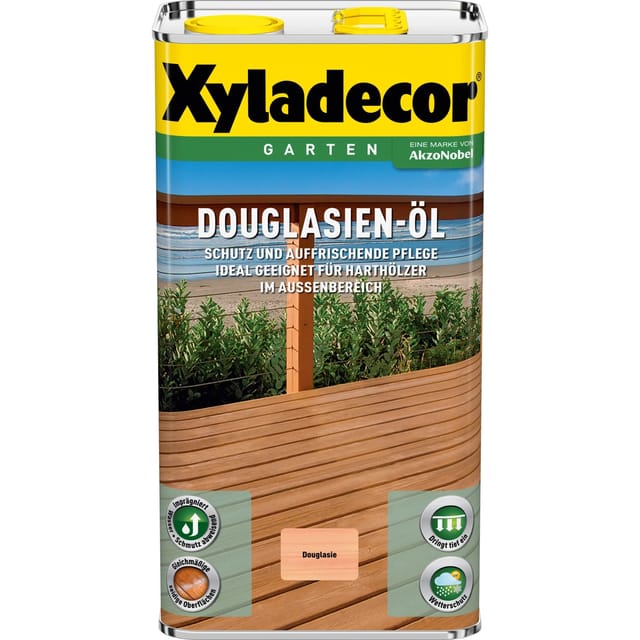 Xyladecor Douglasien-Öl Holzschutz für außen seidenglänzend 5,