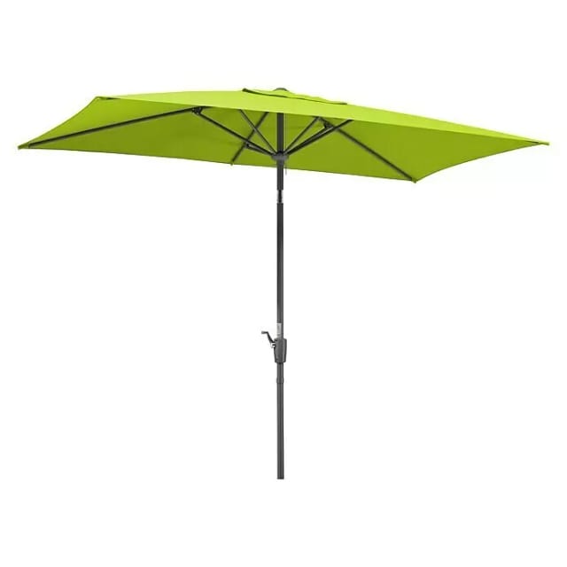Schneider Balkonschirm 270 cm x 150 cm Apfelgrün mit Kurbelmechanik