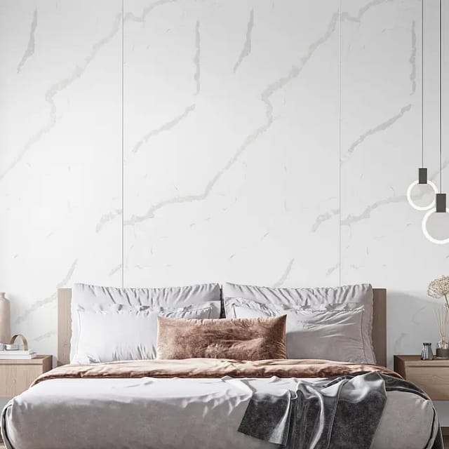 Kronoflooring Wandverkleidung Rock the Wall Statuario 265 x 123 cm Weiß