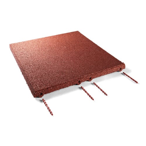 Terrasoft Fallschutzplatte 3 cm Rotbraun 1 m² Paket