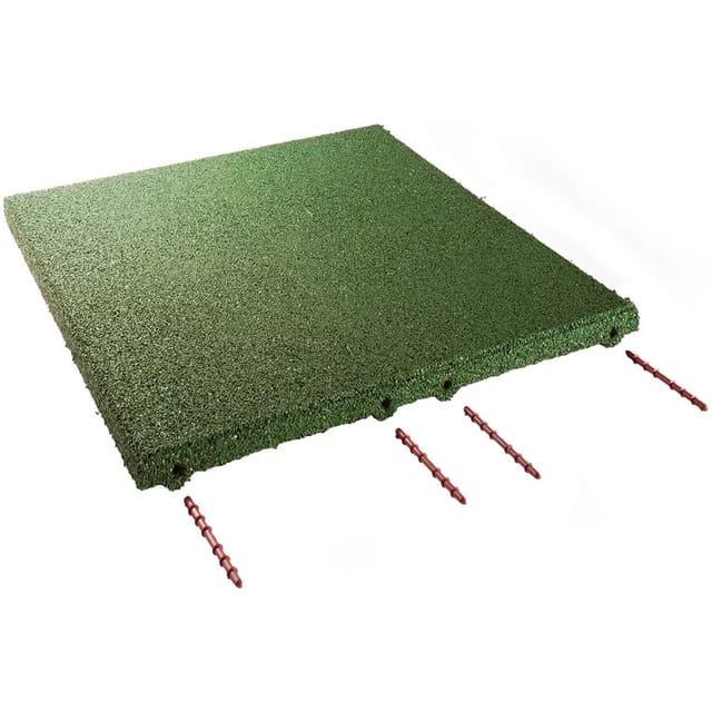 Terrasoft Fallschutzplatte 3 cm Grün 10 m² Paket