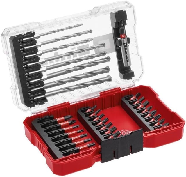 Einhell Impact-Bit-Set M-Case mit Steinbohrern 33-teilig