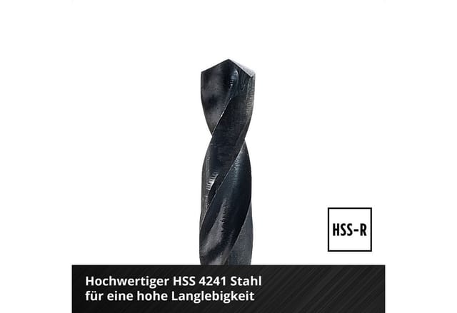 Einhell Metallbohrer-Set HSS-R 19-teilig Ø 1 mm - 10 mm