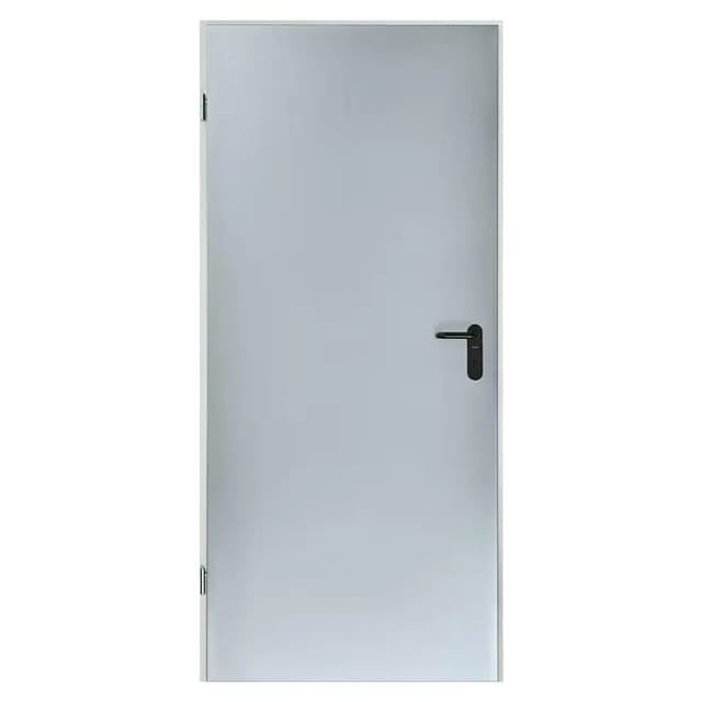 ZK-Tür-Element eingehängt Verzinkt 1000 mm x 2000 mm x 80 mm DIN Links