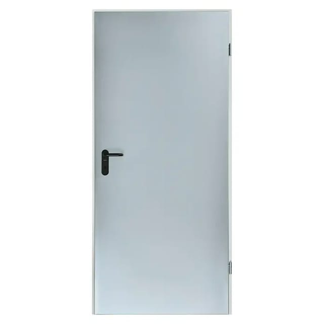 ZK-Tür-Element eingehängt Verzinkt 875 mm x 2000 mm x 80 mm DIN Rechts