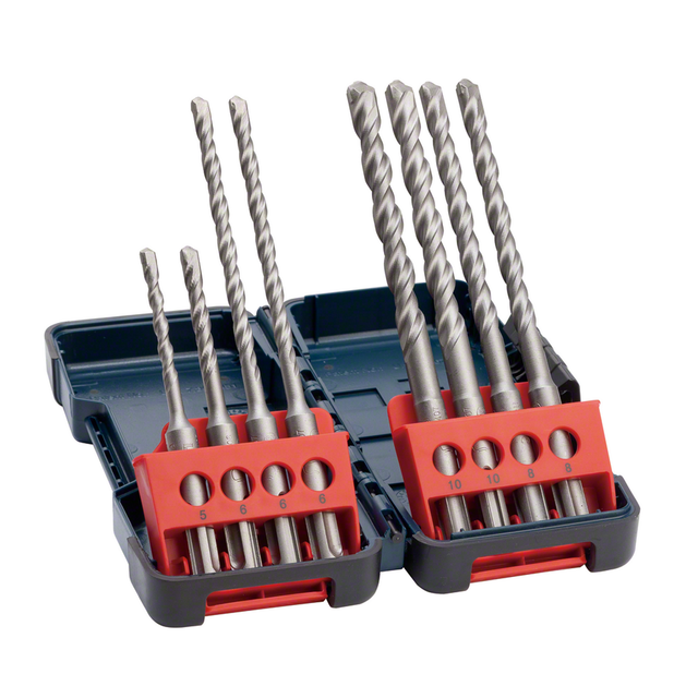 Bosch Hammerbohrer SDS Plus-3-Set Tough Box Ø 5 - 10 mm 8-tlg.