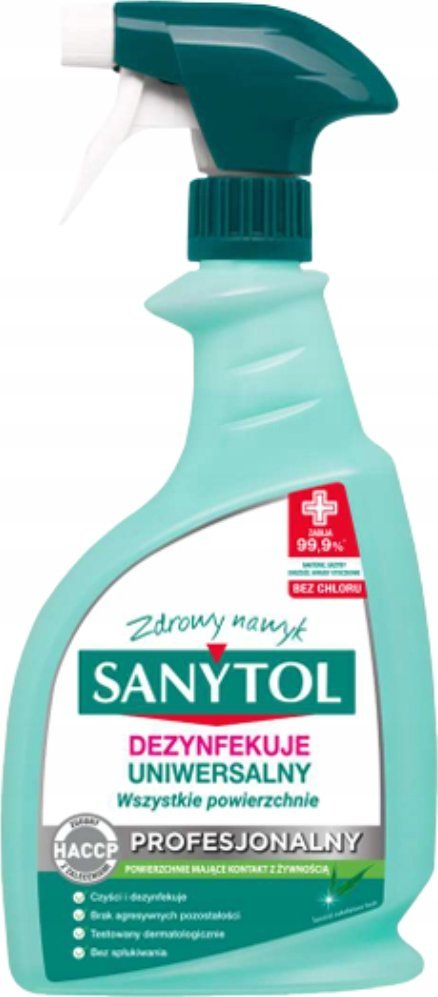 Reinigungsspray Sanytol Universal Cleaner Spray Bleichmittelfrei Antibakteriell