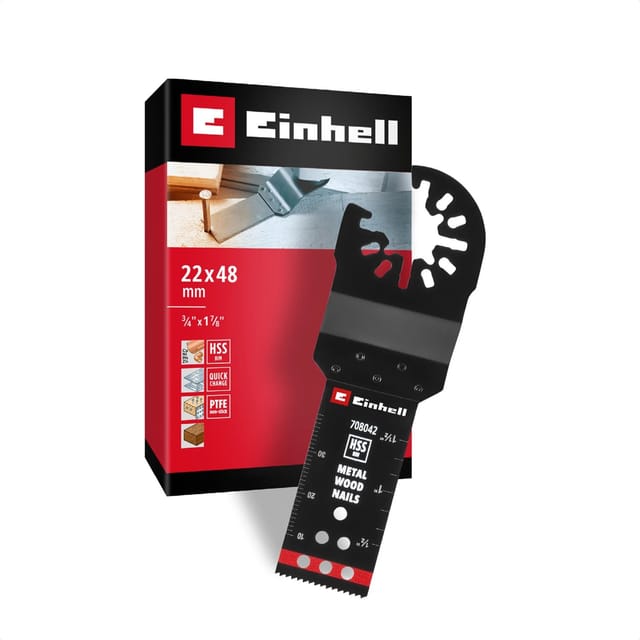 Einhell Tauchsägeblatt HSS BiM Gerade 22 mm x 48 mm