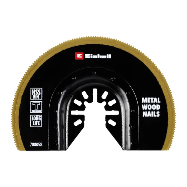 Einhell Sägeblatt HSS BiM Titanbeschichtung Halbrund Ø 88 mm x 0,6 mm