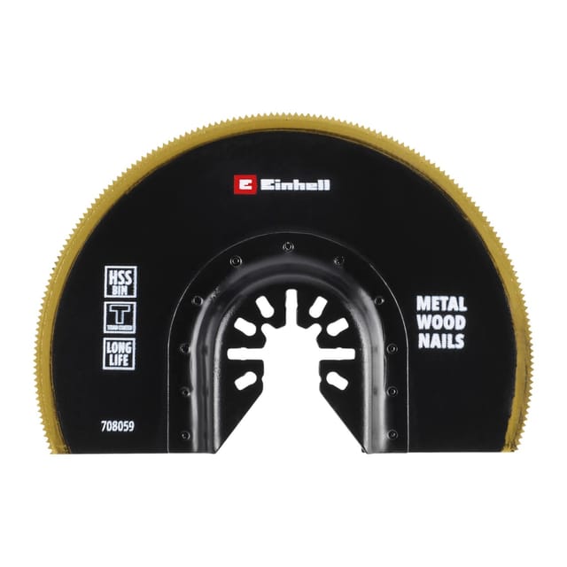 Einhell Sägeblatt HSS BiM Titanbeschichtung Halbrund Ø 100 mm x 0,6 mm