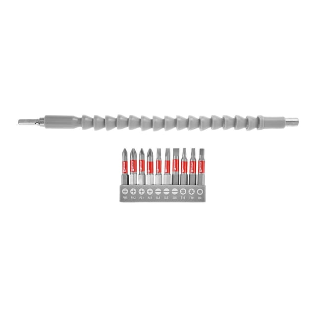 Einhell Bit-Set mit Welle Flexibel 11-teilig