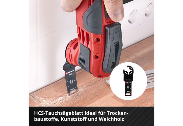 Einhell Universal-Multitool-Set mit Universalaufnahme 17-teilig