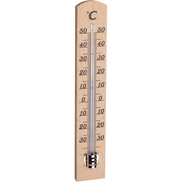 TFA Innen-Thermometer Buche-Optik