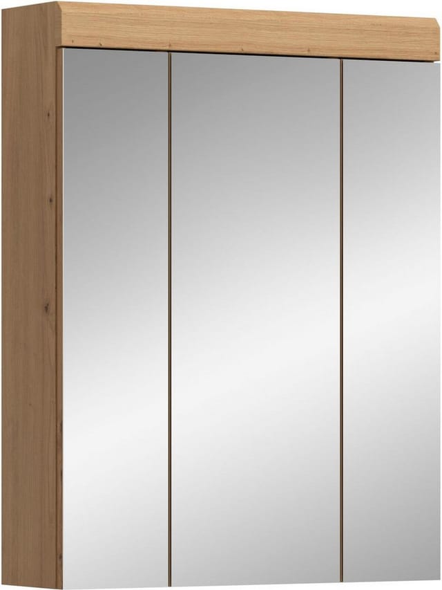 Spiegelschrank 60 cm x 79 cm x 18 cm Front Eiche FSC®