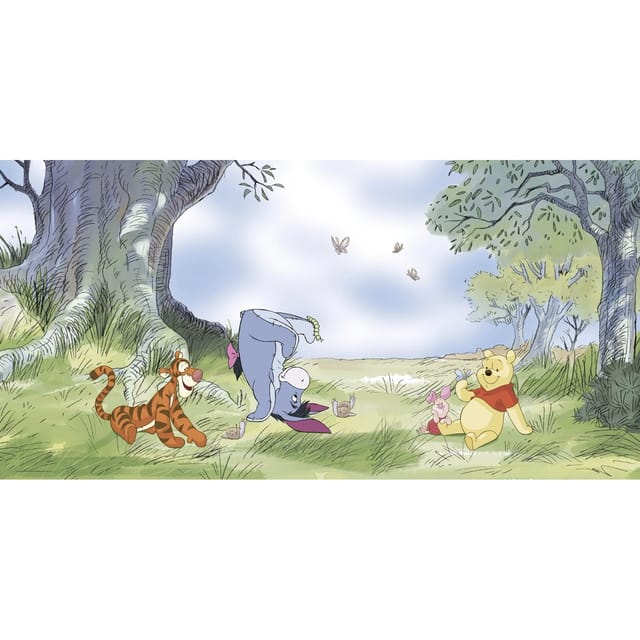 Komar Vlies Fototapete Disney Winnie The Pooh Friendly Day Bunt