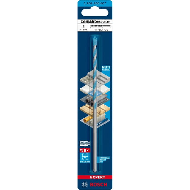 Bosch Expert Multi Construction Bohrer CYL-9 5 mm x 90 mm x 150 mm