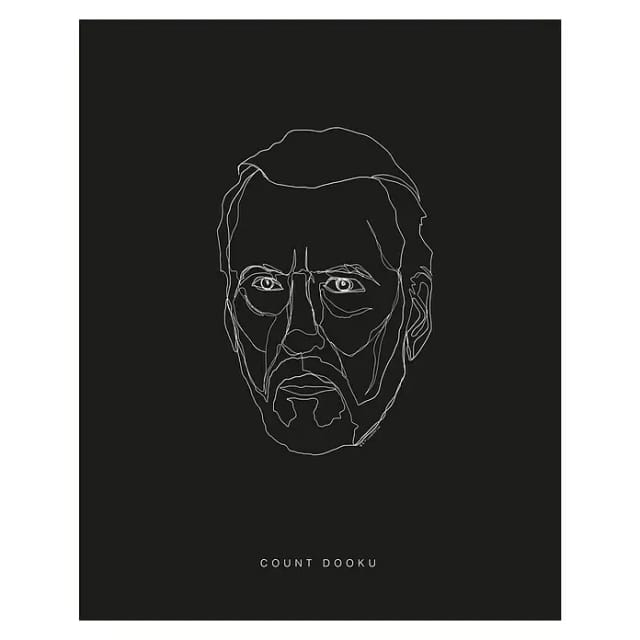 Komar Wandbild Star Wars Dooku 50 x 70 cm