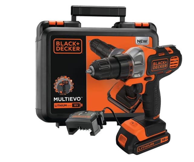 Black+Decker Multievo Akku-Multifunktionswerkzeug-Set MT218K
