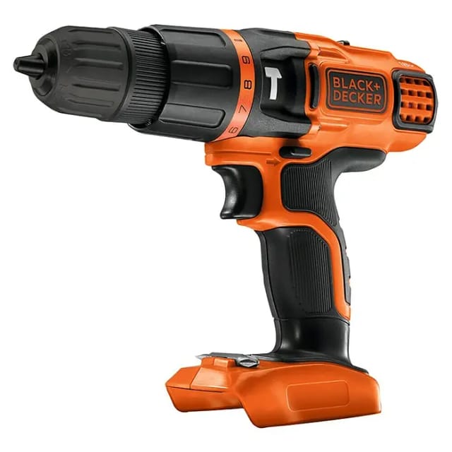 Black+Decker 18 V Akku-Schlagbohrschrauber BDCH188N Solo