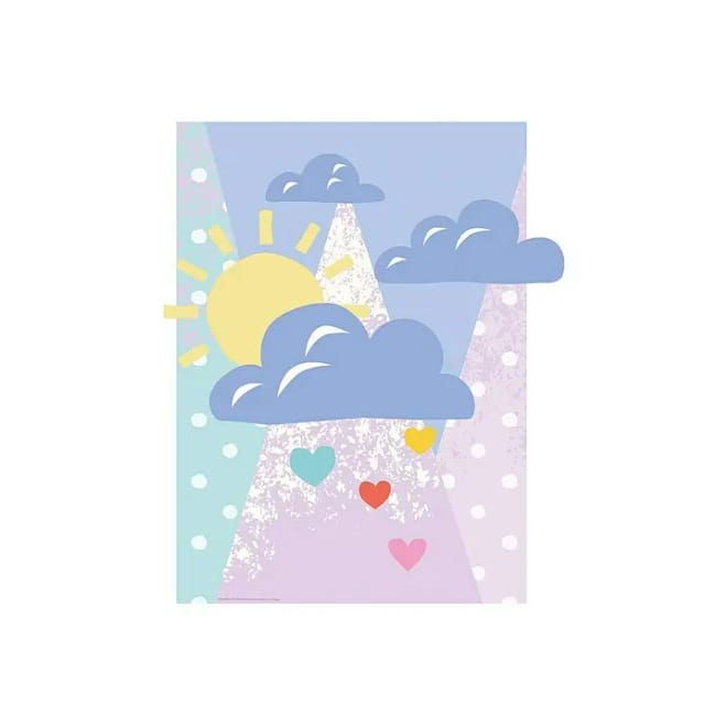 Komar Wandbild Winnie Pooh Clouds 30 x 40 cm