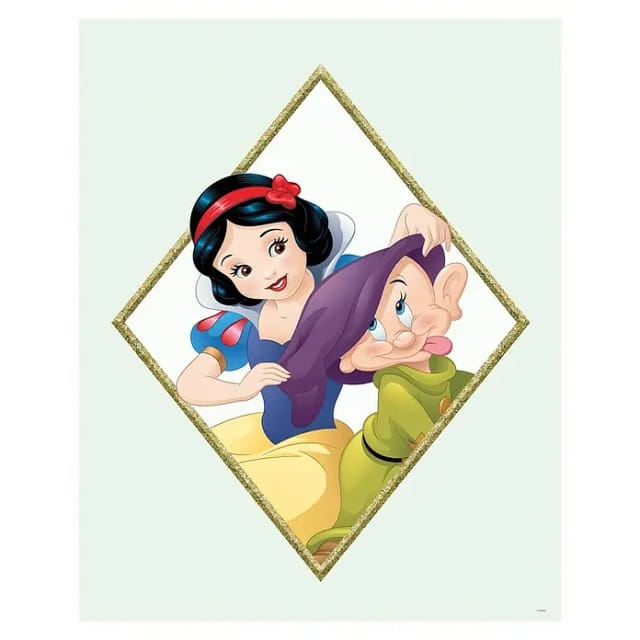 Komar Wandbild Snow White & Dopey 40 x 50 cm