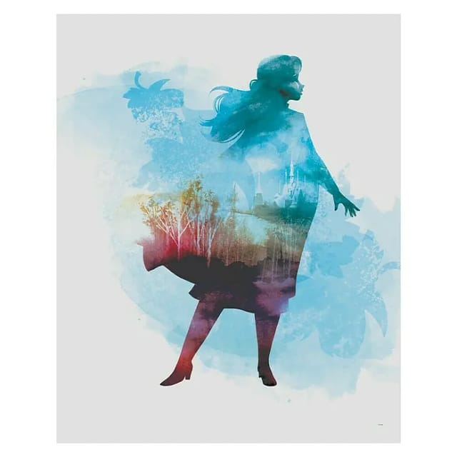 Komar Wandbild Frozen Anna Aquarell 30 x 40 cm