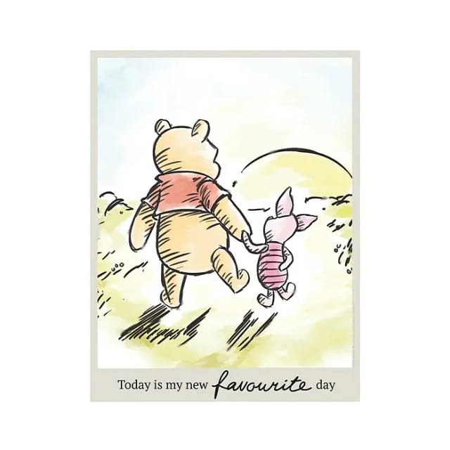 Komar Wandbild Winnie Pooh Today 50 x 70 cm