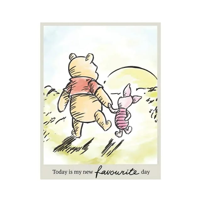Komar Wandbild Winnie Pooh Today 40 x 50 cm