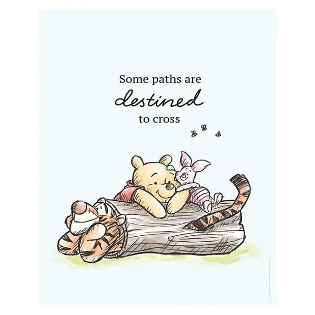Komar Wandbild Winnie Pooh Path 40 x 50 cm