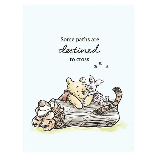 Komar Wandbild Winnie Pooh Path 30 x 40 cm