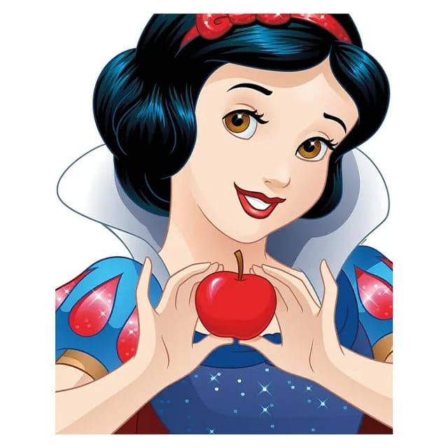 Komar Wandbild Snow White Portrait 50 x 70 cm